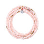 Collier et Bracelet 6 tours New Vir Rose Guimauve, Têtes Blondes
