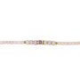 Collier et Bracelet 6 tours New Vir Rose Guimauve, Têtes Blondes