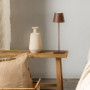 Lampe de table Poldina Corten, Zafferano