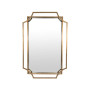 Miroir Art Déco métal doré 60 x 90 cm, Emdé