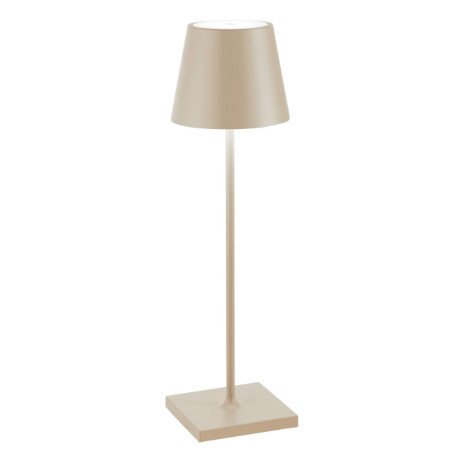 Lampe de table Poldina Sand, Zafferano