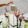 Lampe de table Poldina Sand, Zafferano