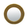 Miroir 70 cm Métal doré Boules, Emdé