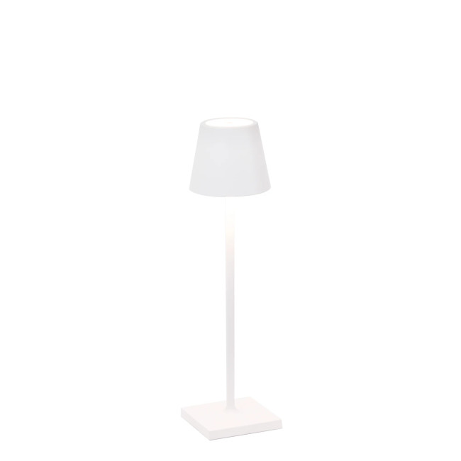 Micro lampe de table Poldina Blanc, Zafferano