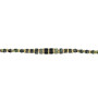 Collier et Bracelet 6 tours Crocodile Jaspe Kambala, Têtes Blondes
