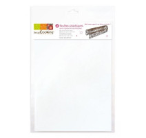 2 feuilles plastiques semi-rigides, Scrapcooking