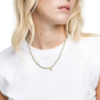 Collier et Bracelet 3 tours Trèfle Gold, Têtes Blondes