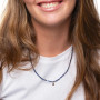 Collier et Bracelet 3 tours Star Gold Denim, Têtes Blondes
