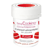 Colorant artificiel en poudre Rouge, Scrapcooking