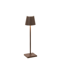 Micro lampe de table Poldina Corten, Zafferano