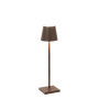 Micro lampe de table Poldina Corten, Zafferano