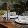 Micro lampe de table Poldina Corten, Zafferano