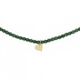 Collier et Bracelet 3 tours Coeur Vert Forêt, Têtes Blondes