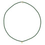 Collier et Bracelet 3 tours Coeur Vert Forêt, Têtes Blondes