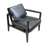 Fauteuil Nieuport cuir, Siba