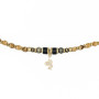 Collier et Bracelet 3 tours Ana Caramel, Têtes Blondes