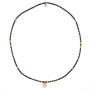 Collier et Bracelet 3 tours Rocky Brun, Têtes Blondes