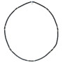 Bracelet Homme 3 tours Magnetic Gentleman Tourmaline Noire, Têtes Blondes
