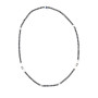 Collier et Bracelet 3 tours Gentleman Silver Pepper, Têtes Blondes