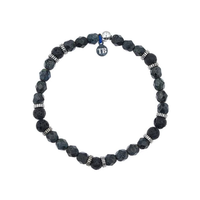 Bracelet Homme Gentleman XL Noir Rock, Têtes Blondes