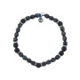 Bracelet Homme Gentleman XL Noir Rock, Têtes Blondes