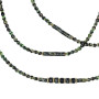 Collier et Bracelet 5 tours Gentleman Crocodile, Têtes Blondes