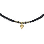 Collier ras du cou Baghera Noir Mat, Têtes Blondes