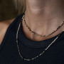 Collier ras du cou New Alicia Python, Têtes Blondes