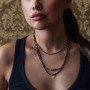 Collier ras du cou New Alicia Léopard, Têtes Blondes
