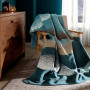 Plaid Ocean Wave 150 x 200 cm, Biederlack