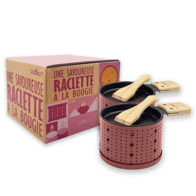 Set 2 raclettes à la bougie Lumi, Cookut