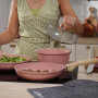 L'Incroyable Casserole Rose Guimauve à poignée amovible, Cookut