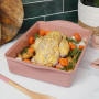 L'Incroyable Plat au Four ajustable Rose Guimauve, Cookut