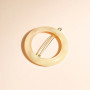 Barrette Ronde Opaline Ivoire, Bachca