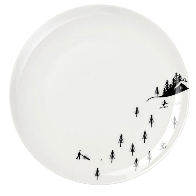 Assiette plate Skiing, Asa Selection