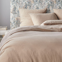 Housse de couette Tendresse Beige Naturel, Essix