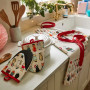2 maniques Christmas Cats in Waiting, Ulster Weavers