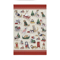 Torchon en coton Merry Mutts, Ulster Weavers