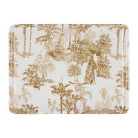 Plateau en fer 40 x 30 cm Mocoa Camel, Sema Design