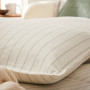 Taie d'oreiller Flanelle Equilibre Lichen, Essix