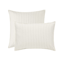 Taie d'oreiller Flanelle Equilibre Lichen, Essix