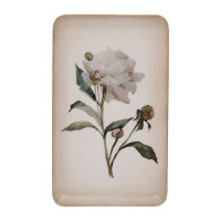 Plateau en fer 15 x 25 cm Pivoine, Côté Table
