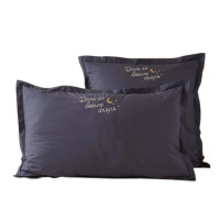 Taie d'oreiller Dans de Beaux Draps Pierre Bleue, Sylvie Thiriez