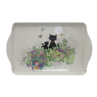Grand plateau en mélamine Bug Art Chat Jardin, Kiub