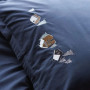 Housse de couette Percale Au Cœur de La Vallée Pierre Bleue, Sylvie Thiriez