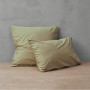 Taie d'oreiller Percale Vert Herbe, Sylvie Thiriez