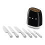 Bloc Couteaux années 50 Noir, Smeg