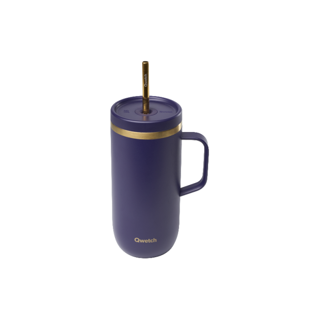 Cold Cup isotherme avec anse 600ml Dorée, Qwetch