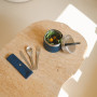 Set de 3 couverts en inox Bleu Nuit, Qwetch