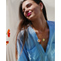 Collier Santa Maria Misty Pink, Palas